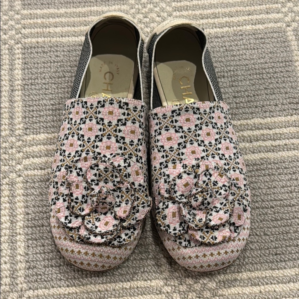 Chanel Mocassins - Loafers Pink/White/Black 19C